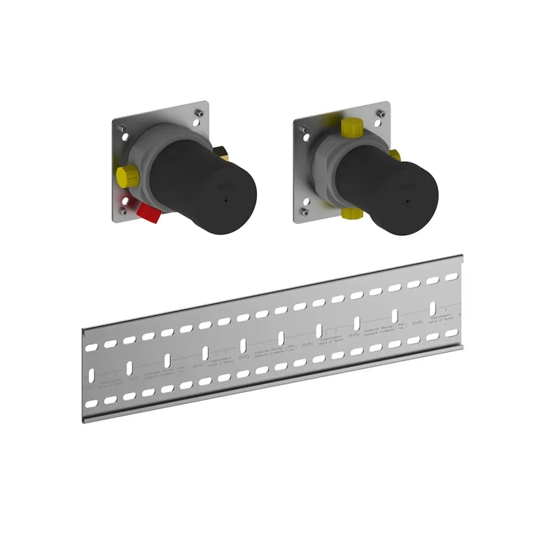 Keuco iebūvējamā daļa (komplekts) 2-daļīgam termostata vannas/dušas ūdens maisītājam, 3-funkcijas