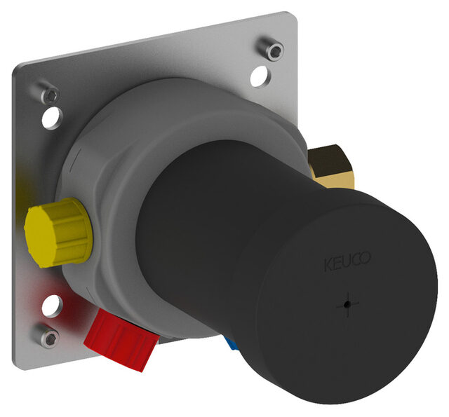 Keuco iebūvējamā daļa vienas sviras vannas/dušas ūdens maisītājam