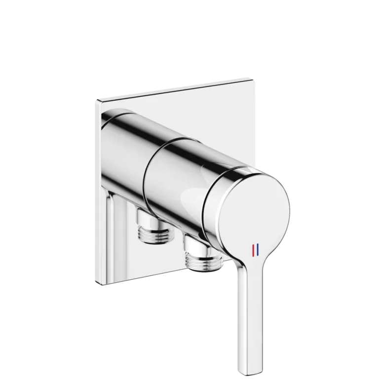 KWC Home AVA 2.0 Homebox 1-daļīga iebūvējamā dušas maisītāja dekoratīvā daļa, hroms (21.464.550.000)
