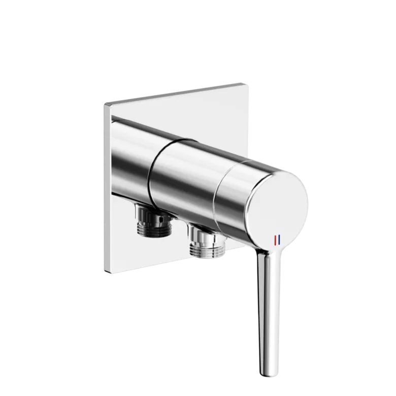 KWC Home MANA Homebox 1-daļīga iebūvējamā dušas maisītāja dekoratīvā daļa, hroms (21.554.550.000)