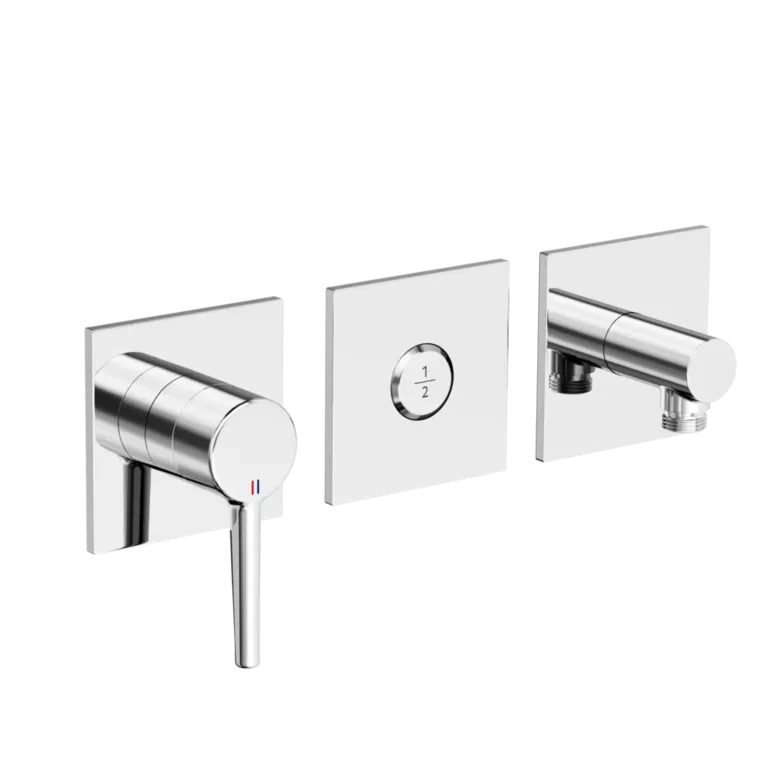 KWC Home MANA Homebox 2-ceļu iebūvējamā ūdens maisītaja funkcionālā daļa, hroms (20.554.550.000)