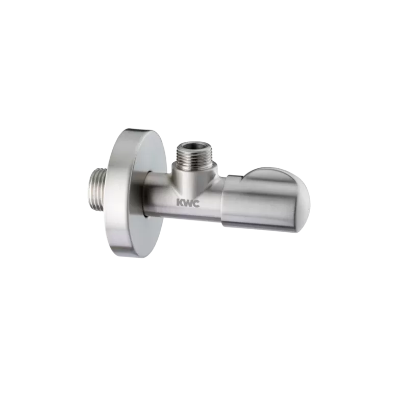 KWC Home stūra ventīlis G1/2"x G3/8", nerūsējošais tērauds (27.002.060.177)