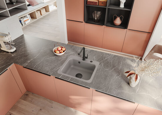 JUNA 57 F Virtuves izlietne 551x486mm