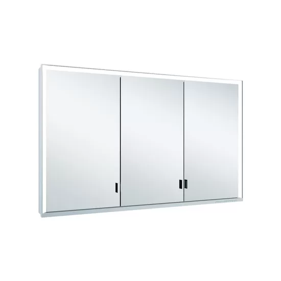 Spoguļskapis Royal Lumos 1200/1400 x h735 mm piestiprināms pie sienas, 3-vērtnes, garas durvis