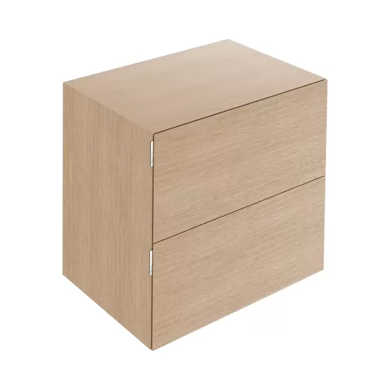 EDITION 11 ART sānu skapis 800x700x490mm, ar 2 atvilktnēm