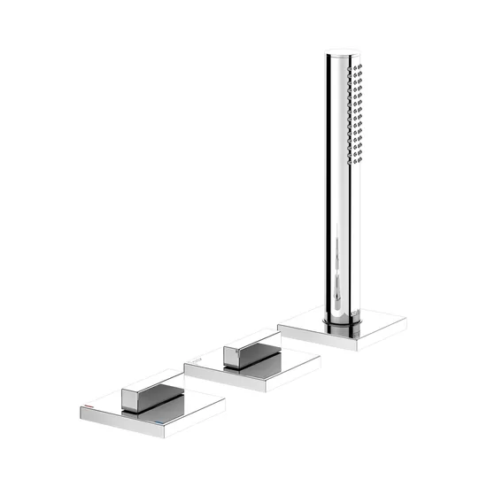 Keuco Edition 11 vannas maisītājs, 3 caurumu, uz virsmas