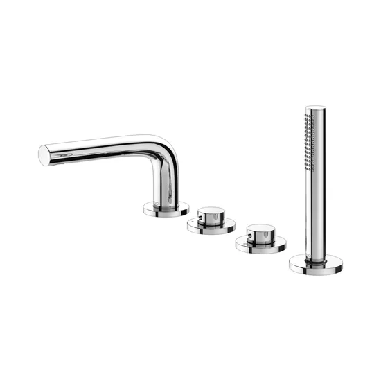 Keuco Edition 400 vannas maisītājs, 4 caurumu, uz virsmas