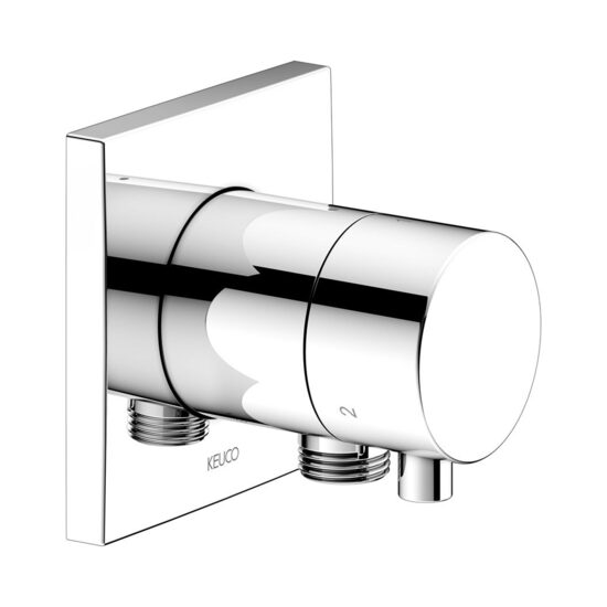Keuco IXMO Stop ventīlis DN15 priekš 3 funkcijas ar kvadrātveida rozeti un dušas izvadu