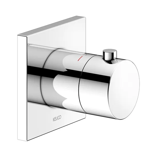 Keuco IXMO termostata ūdens maisītāja virsapmetuma daļa ar kvadrāt veida rozeti