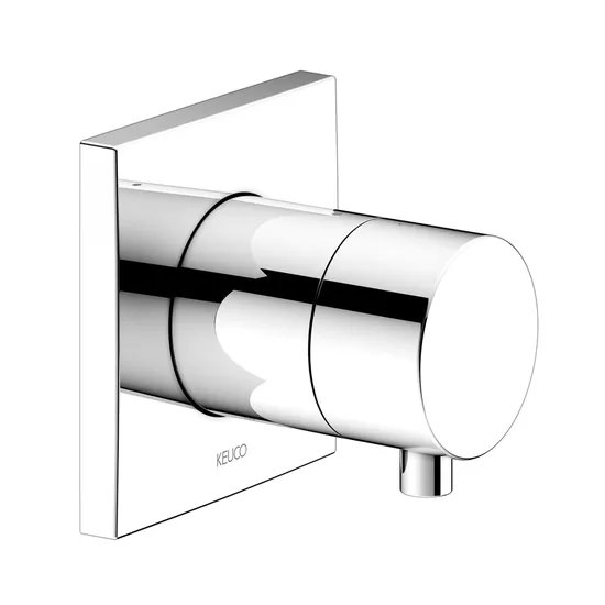 Keuco IXMO Stop ventīlis DN15 priekš 2 funkcijas ar kvadrātveida rozeti