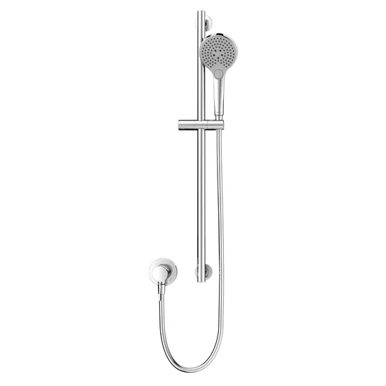 Keuco IXMO Dušas komplekts Nr. 1 ar viensviras maisītāju vienai funkcijai, aprīkots ar rokas dušu un dušas garnitūru, apaļas rozetes, hroms