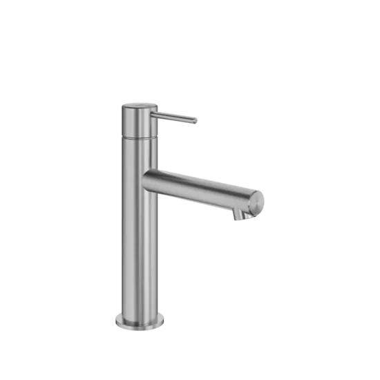 KWC Home ONO E izlietnes ūdens maisītājs 135/126 ar pop-up izplūdi, nerūsējošais tērauds (12.578.042.700FL)