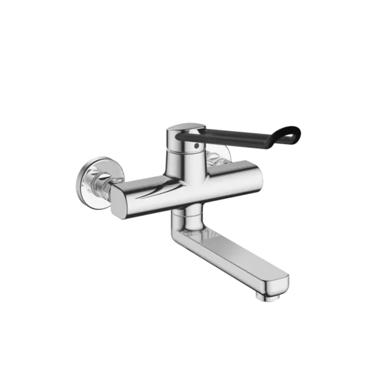 KWC Home VITA PRO 2.0 vien-sviras izlietnes maisītājs, sienas montāža, ar projekciju 240mm, hroms (11.522.103.000LL)