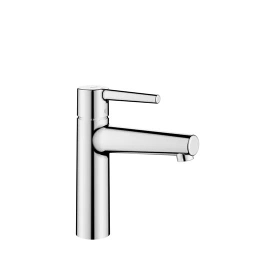 KWC Home MANA izlietnes ūdens maisītājs 140/120, ar Push-open izplūdi, hroms (12.558.642.000FL)