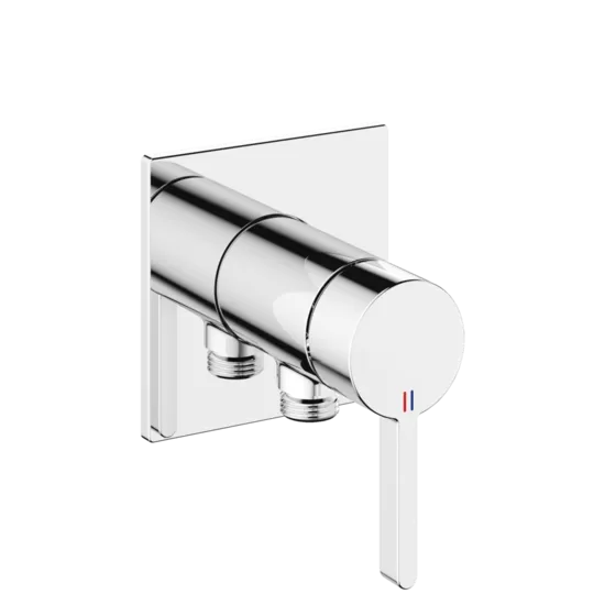 KWC Home BEVO Homebox 1-daļīga iebūvējamā dušas maisītāja dekoratīvā daļa, hroms (21.424.550.000)