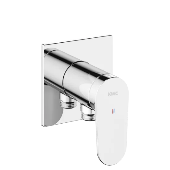 KWC Home ELLA Homebox 1-daļīga iebūvējamā dušas maisītāja dekoratīvā daļa, hroms (21.384.550.000)