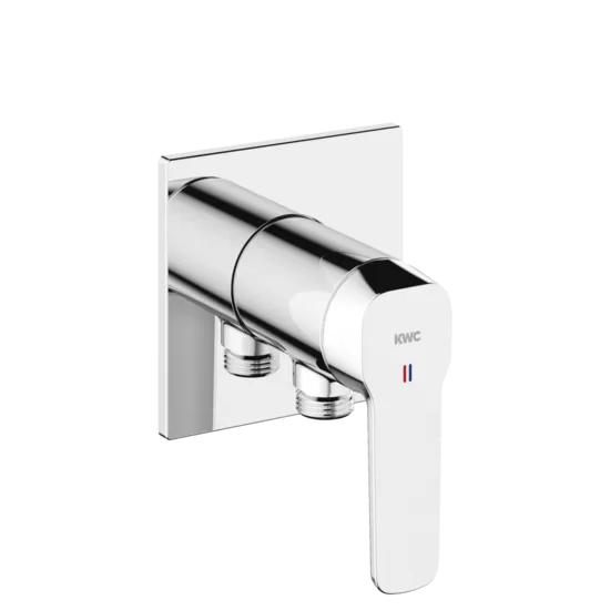 KWC Home MONTA Homebox 1-daļīga iebūvējamā dušas maisītāja dekoratīvā daļa, hroms (21.414.550.000)