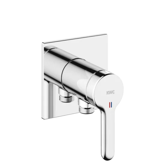 KWC Home WAMAS 2.0 Homebox 1-daļīga iebūvējamā dušas maisītāja dekoratīvā daļa, hroms (21.474.550.000)