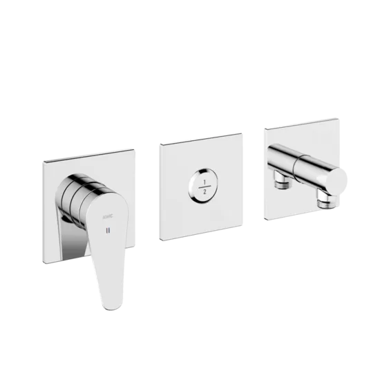 KWC HOME ACTIVO Homebox 2-ceļu iebūvējamā ūdens maisītaja funkcionālā daļa, hroms (20.404.550.000 125335)