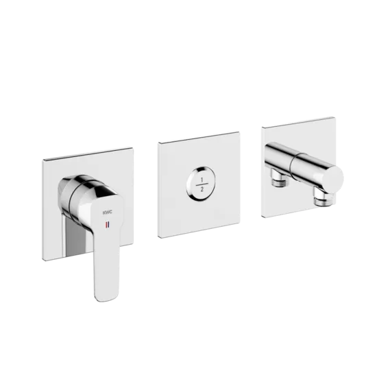 KWC HOME MONTA Homebox 2-ceļu iebūvējamā ūdens maisītaja funkcionālā daļa, hroms (20.414.550.000 125336)