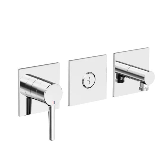 KWC Home MANA Homebox 2-ceļu iebūvējamā ūdens maisītaja funkcionālā daļa, hroms (20.554.550.000)