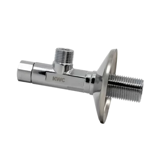 KWC HOME stūra ventīlis G1/2"x G3/8" A45 hroms (27.002.061.000 125611)