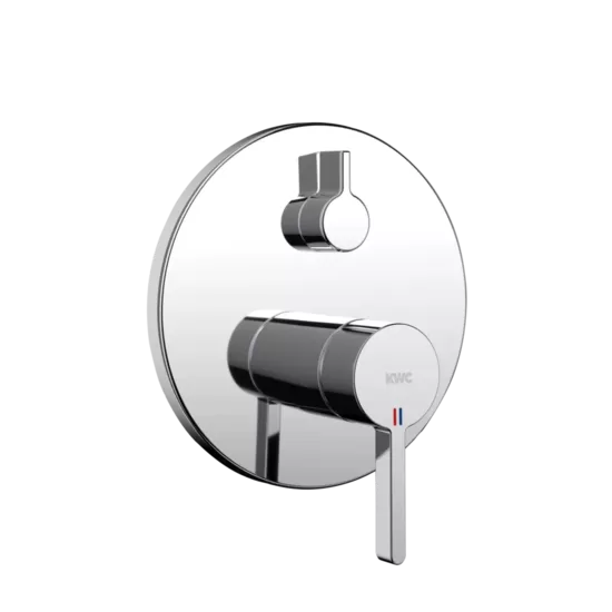 KWC Home FIT iebūvētā vannas maisītāja dekoratīvā daļa, 2-izejām, hroms (20.544.502.000)
