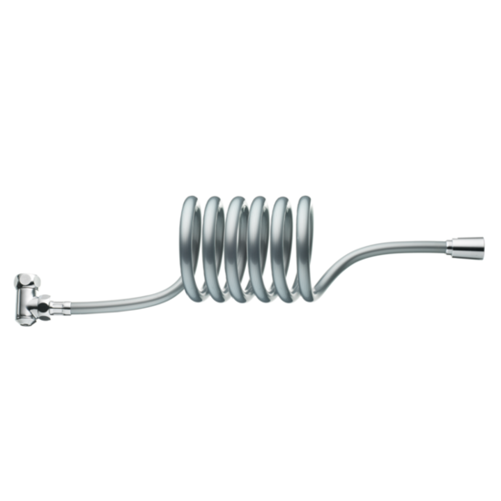 KWC Home drenāžas vārsta komplekts 1/2" x 1/2", 2000mm (Automātiska šļūtenes iztukšošana), hroms (26.000.910.000)