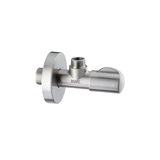 KWC Home stūra ventīlis G1/2"x G3/8", nerūsējošais tērauds (27.002.060.177)