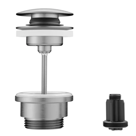 KWC HOME ACCESSOIRES Pop-up valve Push Open stainless steel, stainless steel  (Z.540.049.700 / 3600004483)