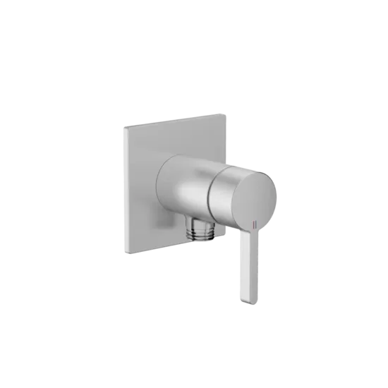 KWC HOME BEVO Homebox 1-daļīga iebūvējamā dušas maisītāja dekoratīvā daļa, nerūsējošais tērauds (21.424.550.177 3600008122)
