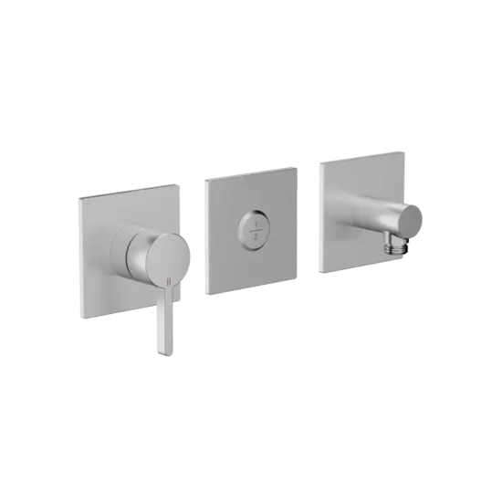 KWC HOME BEVO Homebox 2-ceļu iebūvējamā ūdens maisītaja funkcionālā daļa, nerūsējošais tērauds (20.424.550.177 3600008123)