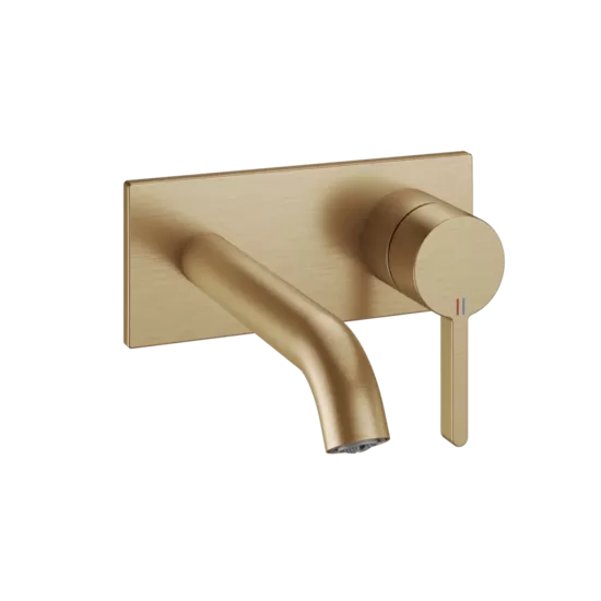 KWC HOME BEVO dekoratīvā daļa izlietnes ūdens maisītājam no sienas A175, brushed copper (11.422.033.178 / 3600013230)