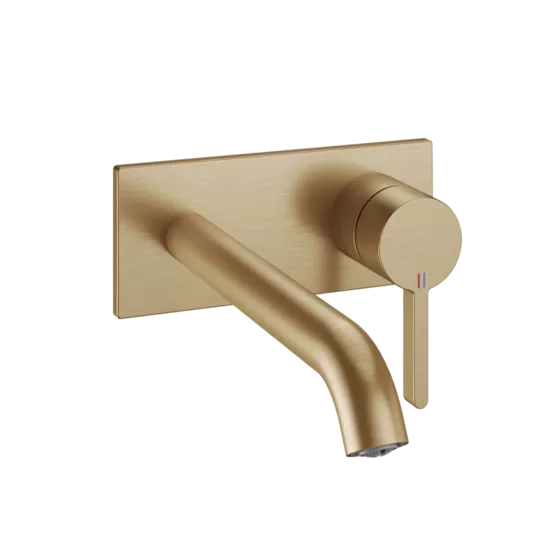 KWC HOME BEVO dekoratīvā daļa izlietnes ūdens maisītājam no sienas A225, brushed copper (11.422.034.178 / 3600013241)