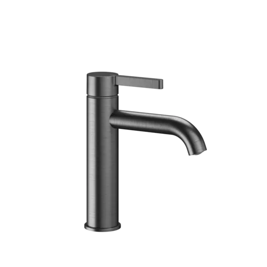 KWC HOME BEVO KWC BEVO basin fix A140 brushed graphite, without pop-up  (12.421.052.179FL / 3600013296)