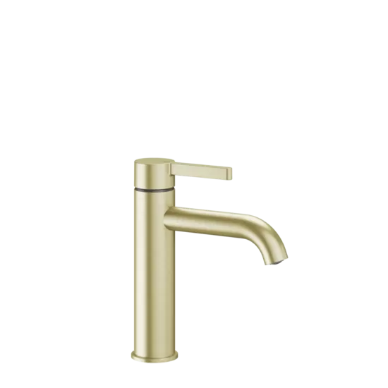KWC BEVO izlietnes ūdens maisītājs ar Push Open izplūdi, A140 brushed gold (12.421.642.175FL / 3600013433)
