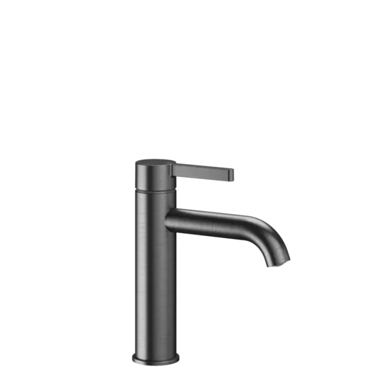 KWC BEVO izlietnes ūdens maisītājs ar Push Open izplūdi, A140 brushed graphite (12.421.642.179FL / 3600013434)