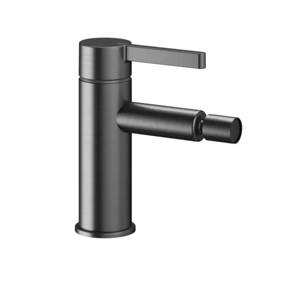 KWC HOME BEVO bidē ūdens maisītājs ar push-open izplūdi, brushed graphite (13.421.641.179FL / 3600013449)