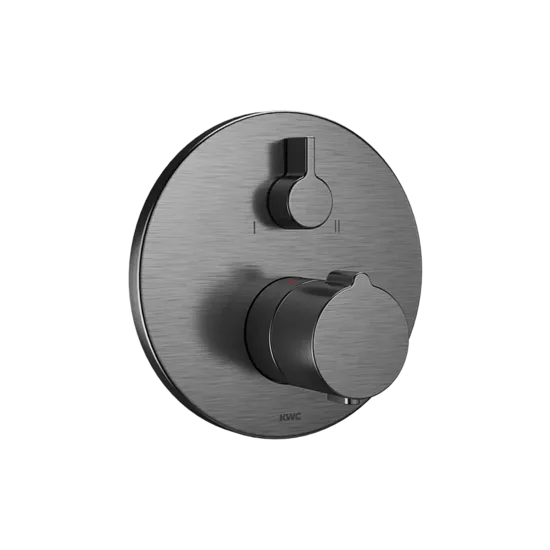 KWC HOME SHOWERCULTURE KWC bath therm. install. kit brushed graphite, style, 2 outlet BlueBox  (20.004.802.179 / 3600013462)