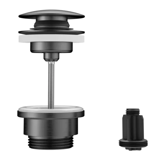 KWC HOME ACCESSOIRES Pop-up valve Push Open brushed graphite  (Z.540.049.779 / 3600013530)