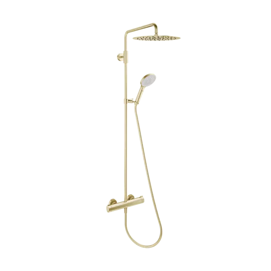 KWC HOME SHOWERCULTURE KWC shower system therm style, brushed gold, AD150±20, A400  (26.006.333.175 / 3600013704)