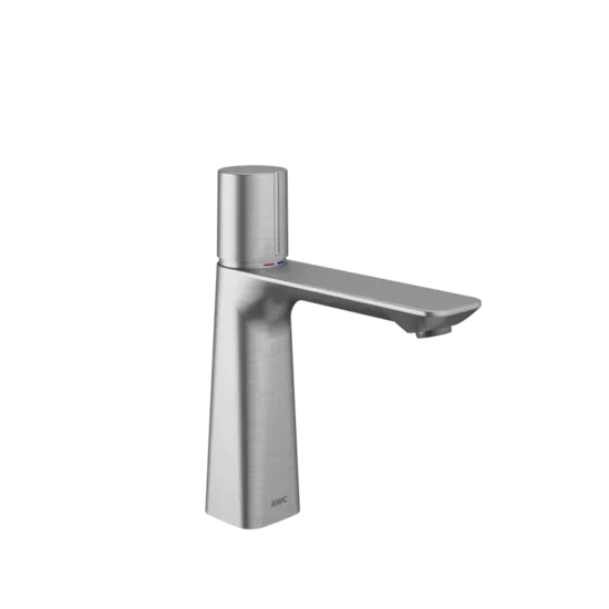 KWC HOME ORA izlietnes ūdens maisītājs A140, bez izplūdes, brushed steel  (12.498.052.177FL / 3600016968)