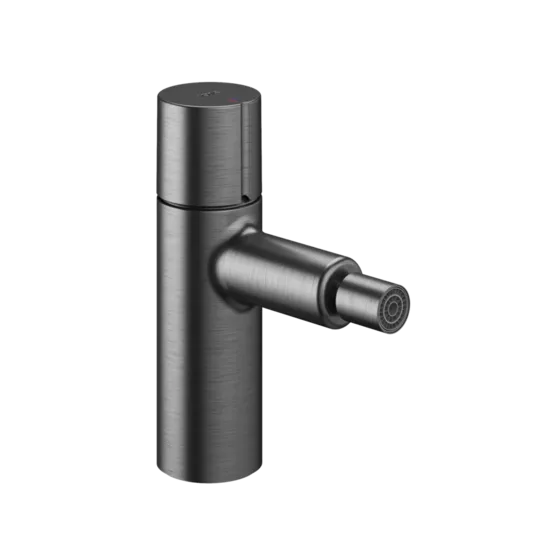 KWC HOME ORA bidē ūdens maisītājs ar push-open izplūdi, brushed graphite (13.491.064.179FL / 3600016997)