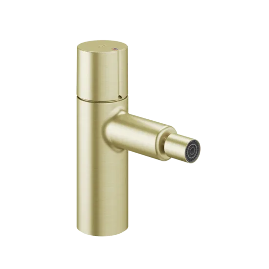 KWC HOME ORA bidē ūdens maisītājs ar push-open izplūdi, brushed gold (13.491.064.175FL / 3600017003)
