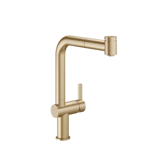 KWC HOME BEVO E virtuves izlietnes ūdens maisītājs ar izvelkamu dušu, brushed copper  (10.531.003.778FL / 3600018034)