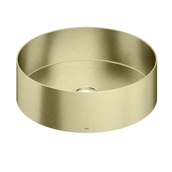 KWC HOME nerūsējošā tērauda dizaina izlietne d400x110mm brushed gold  (80.002.100.775 / 3600018527)
