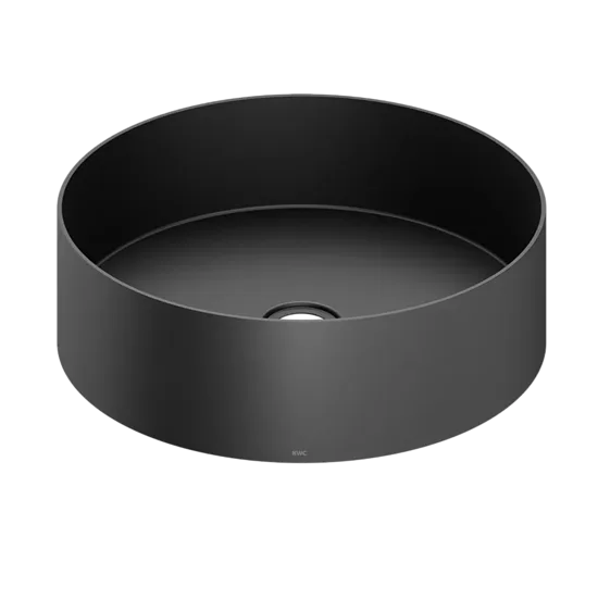 KWC HOME nerūsējošā tērauda dizaina izlietne d400x110mm matt black  (80.002.100.776 / 3600018528)