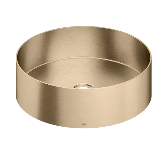 KWC HOME nerūsējošā tērauda dizaina izlietne d400x110mm brushed copper  (80.002.100.778 / 3600018532)