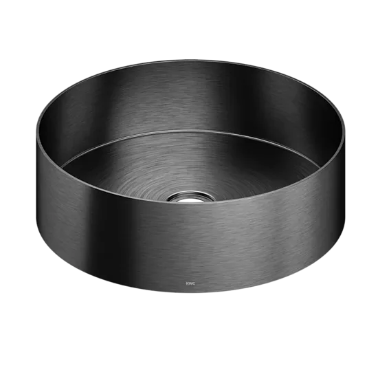 KWC HOME nerūsējošā tērauda dizaina izlietne d400x110mm brushed grpahite  (80.002.100.779 / 3600018533)
