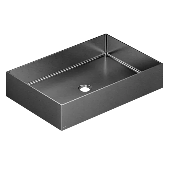 KWC HOME nerūsējošā tērauda dizaina izlietne 400x600x110mm, brushed grpahite  (80.002.130.779 / 3600018541)